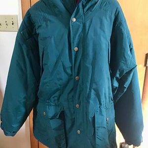 Mens NWT XL evergreen Columbia insulated hooded winter parka